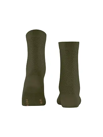 FALKE | Chaussettes FABLE ESTATE noir | olive